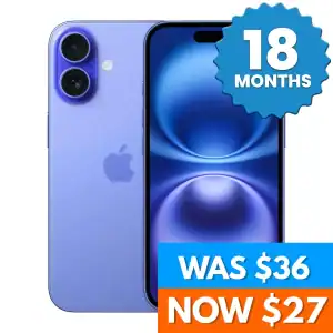 As New Apple iPhone 16 Plus 128GB Ultramarine