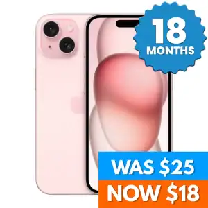 As New Apple iPhone 15 128GB Pink