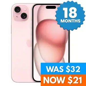As New Apple iPhone 15 Plus 128GB Pink