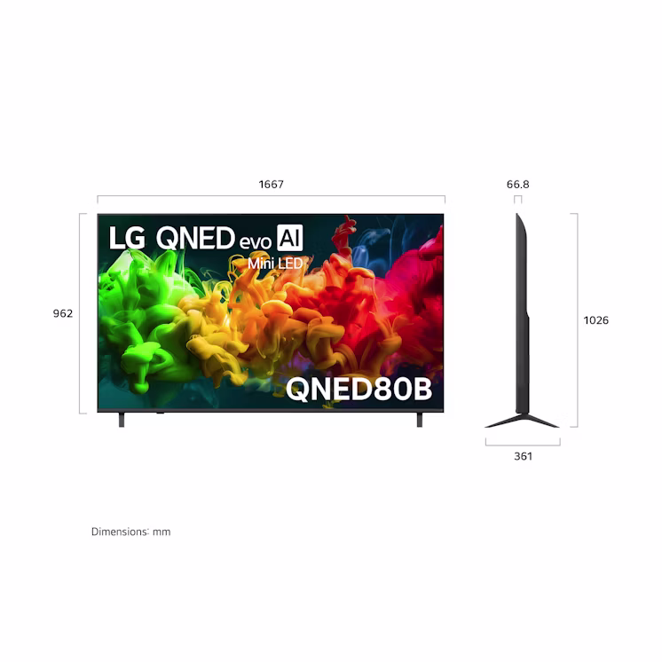 LG 85” Mini LED 4k Smart TV - Image 4