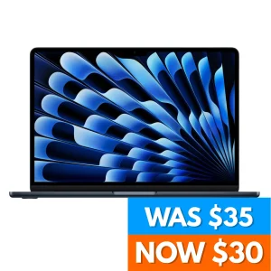 As New MacBook Air 13" M4 16GB 256GB SSD Midnight