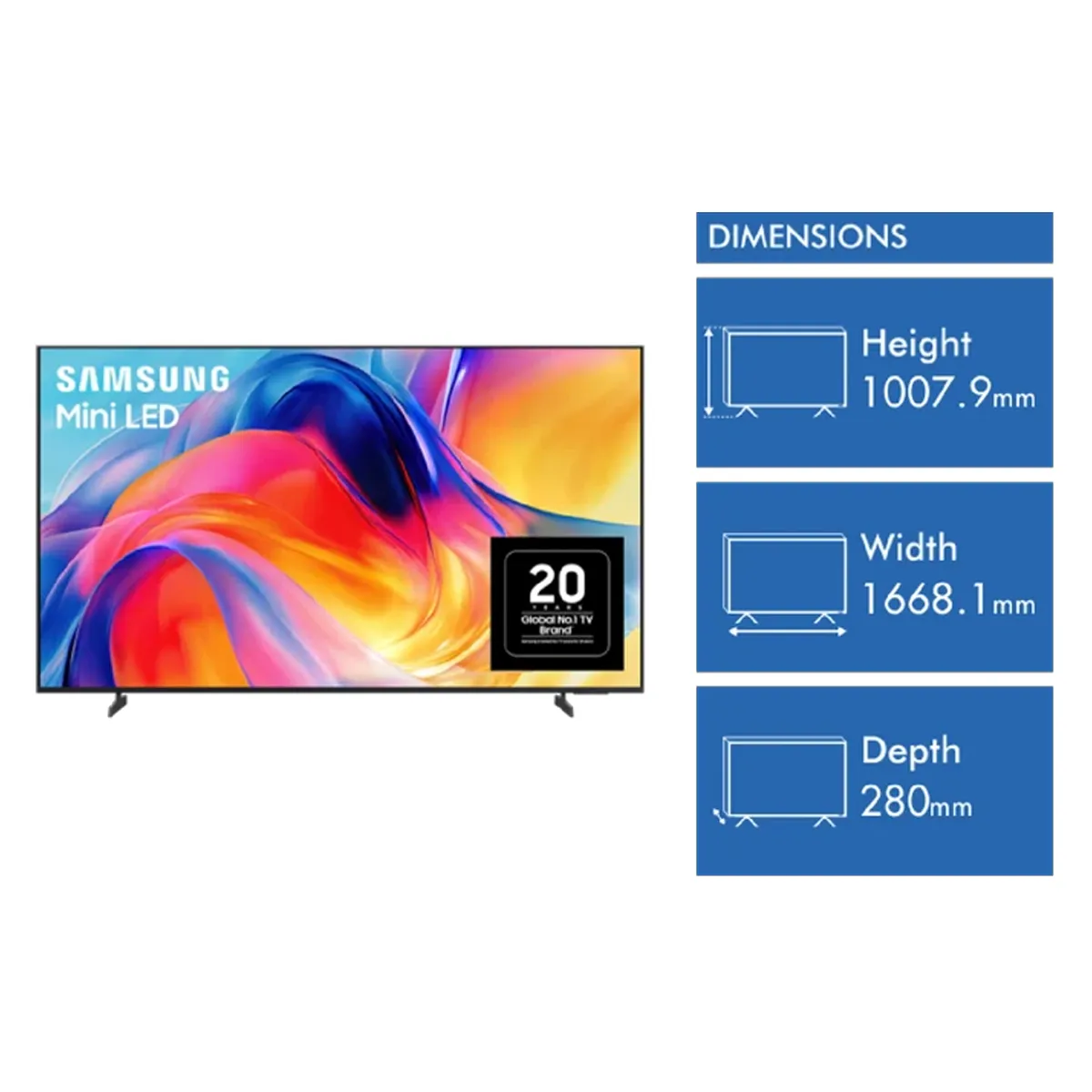 Samsung 75” Mini LED 4k Smart TV - Image 2